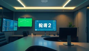 Professional office setting for 슈어맨2, showcasing sports betting verification.