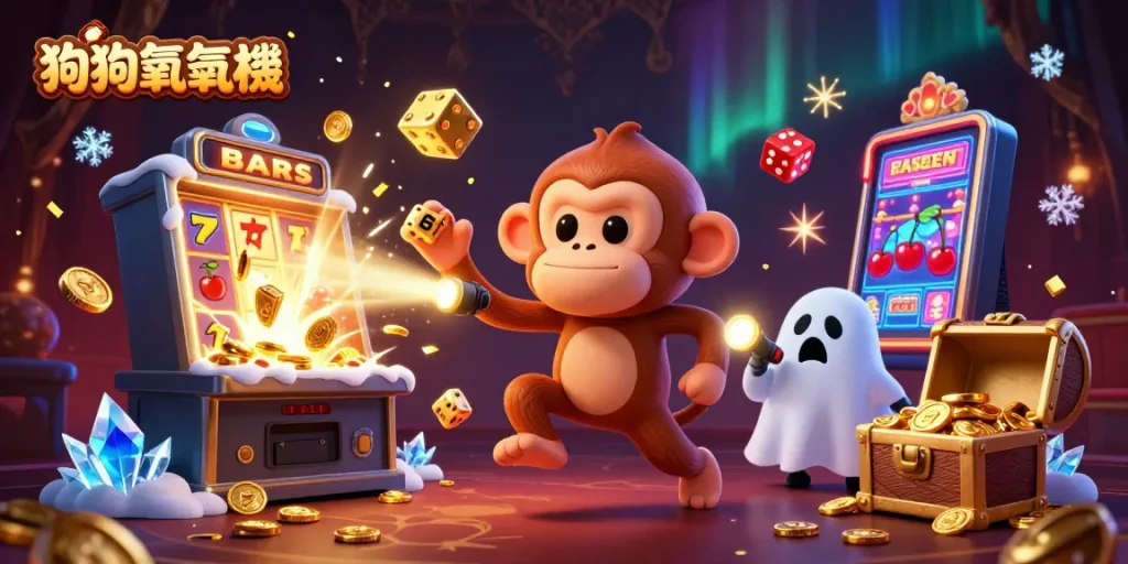 Engage with 狗狗氧氣機 in an exciting haunted casino scene filled with dynamic elements.